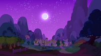 Ponyville at night S4E14