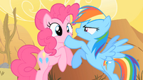 Rainbow Dash Shushing Pinkie Pie 2 S1E21