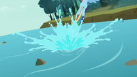 Rainbow going out of the river S3E6