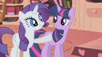 Rarity "allow us to treat you to dinner" S1E03