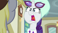 Rarity angrily shouting "no!" MLPBGE