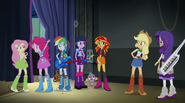 Sunset Shimmer "much better than most of the other bands" EG2