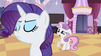 Sweetie Belle opens mouth S2E05