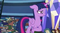 Twilight turns away from Spike S8E24