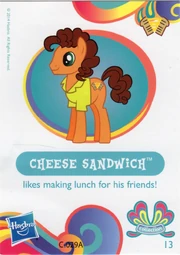 Wave 11 Cheese Sandwich collector card