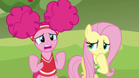 Pinkie Pie --if you're not crushing Appleloosa-- S6E18