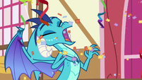 Princess Ember about to sneeze again S7E15