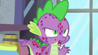 Spike "dragons are scared of rocks?" S8E11