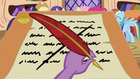 Spike crossing the letter S2E03