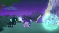 "You were there when Spike defended me to the ponies of the Crystal Empire."