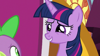 Twilight shows Spike her appreciation S9E24