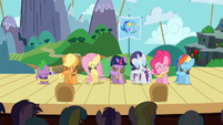 Main 6 and Spike take a bow S2E11