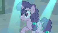 Sugar Belle shocked by Feather Bangs' performance S7E8