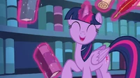 Twilight Sparkle excited to conduct her project S6E19
