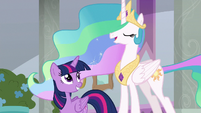 Celestia -causing any more trouble- S8E26