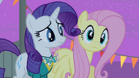 Fluttershy sees Zipporwhill and her dad leaving S4E14
