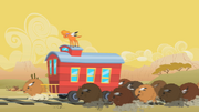 Little Strongheart and Buffalo Stealing Caboose S1E21