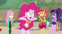 Pinkie Pie surprised by the sea monster EGDS17