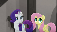 Rarity and Fluttershy in Royal Suite MLPRR