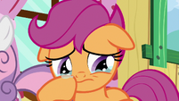 Scootaloo wiping away more tears S9E12