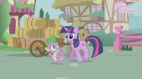 Twilight, listening to Spike.