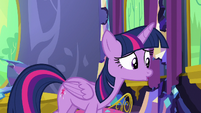 Twilight Sparkle sighing with relief S7E15