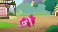 Pinkie about to race to the balloon MLPRR