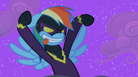 Rainbow Dash going for one last shock S2E04