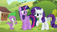 Rarity --the Ponyville Day Spa had a few problems-- S6E10