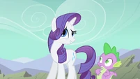 "Rarity and this is my friend Spike."