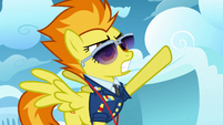 Spitfire pointing at the course S3E7