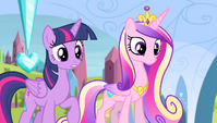 Twilight and Cadance -are you all right-- S4E24