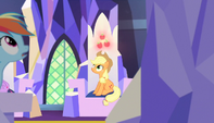 Applejack's chair glowing S5E1