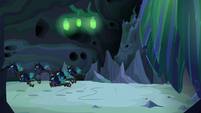 Changeling guards chasing Discord S6E26