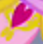 Pink heart between gold laces (while disguised as Princess Cadance in S2E26)