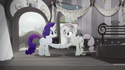 Kerfuffle shaking Rarity's hoof MLPRR