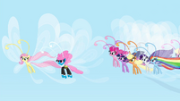 Mane 6 and Seabreeze fluttering S4E16