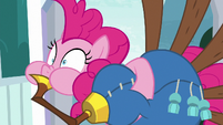 Pinkie Pie playing one last deep note S8E18