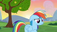 Rainbow Dash wondering what to do S2E16