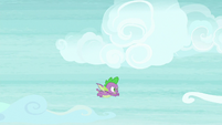 Spike flying through the clouds S8E24