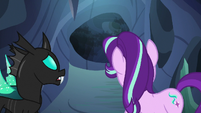 Starlight and Thorax hear changelings closing in S6E26