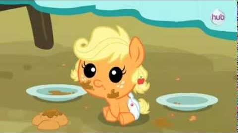 Applejack As A Baby (So Cute~!)