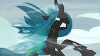 Chrysalis unable to withstand the wind S9E8