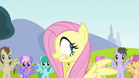 Fluttershy surrounded by Pegasi S2E22