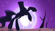 Headless mare with Luna on the moon in background S3E6