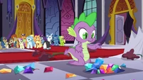 Jewels topple over in front of Spike S5E10