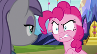 Pinkie Pie getting annoyed at Maud S7E4