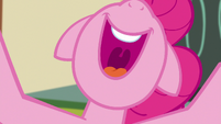 Pinkie Pie shouting "all of the cakes!" S5E7
