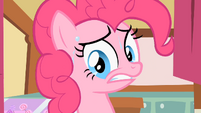 Pinkie Pie sweating from nervousness S2E06