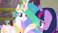 Princess Celestia -very specific about- S8E1